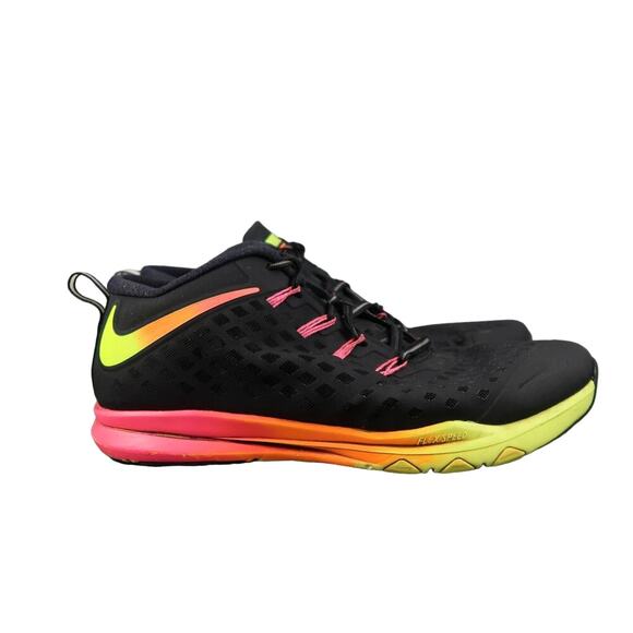 Nike Shoes Mens 10.5 Sneakers Train Quick Athletic Sport Flex Speed Active Black